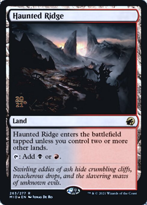 Haunted Ridge - Foil - Prerelease Promo