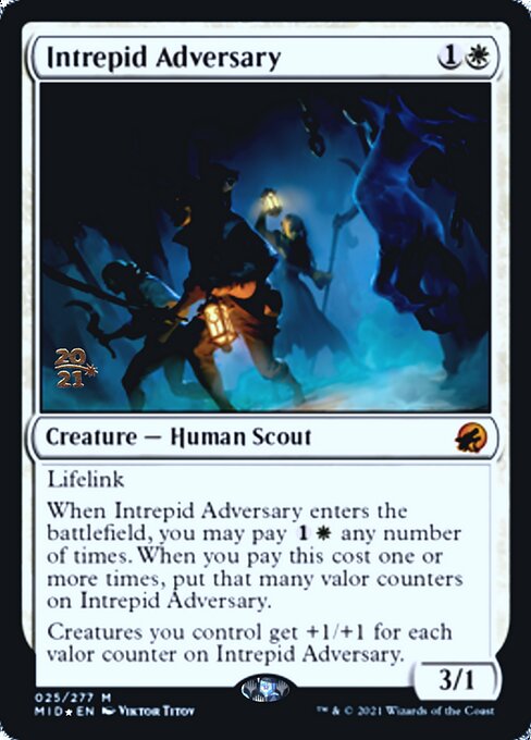 Intrepid Adversary - MID Prerelease - Foil