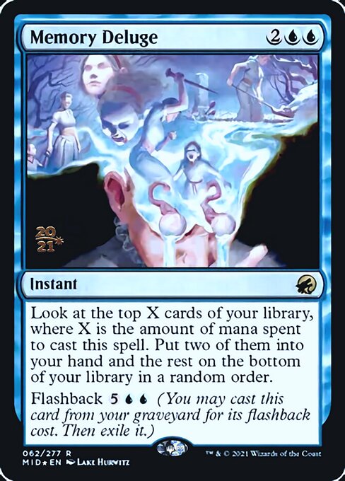 Memory Deluge - Foil - Prerelease Promo