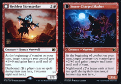 Reckless Stormseeker // Storm-Charged Slasher - Foil - Prerelease Promo