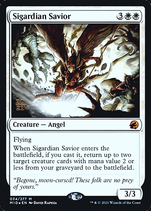 Sigardian Savior - Foil - Prerelease Promo