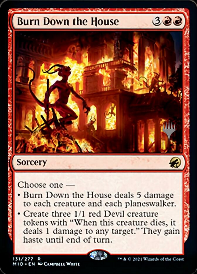 Burn Down the House - Promo Pack