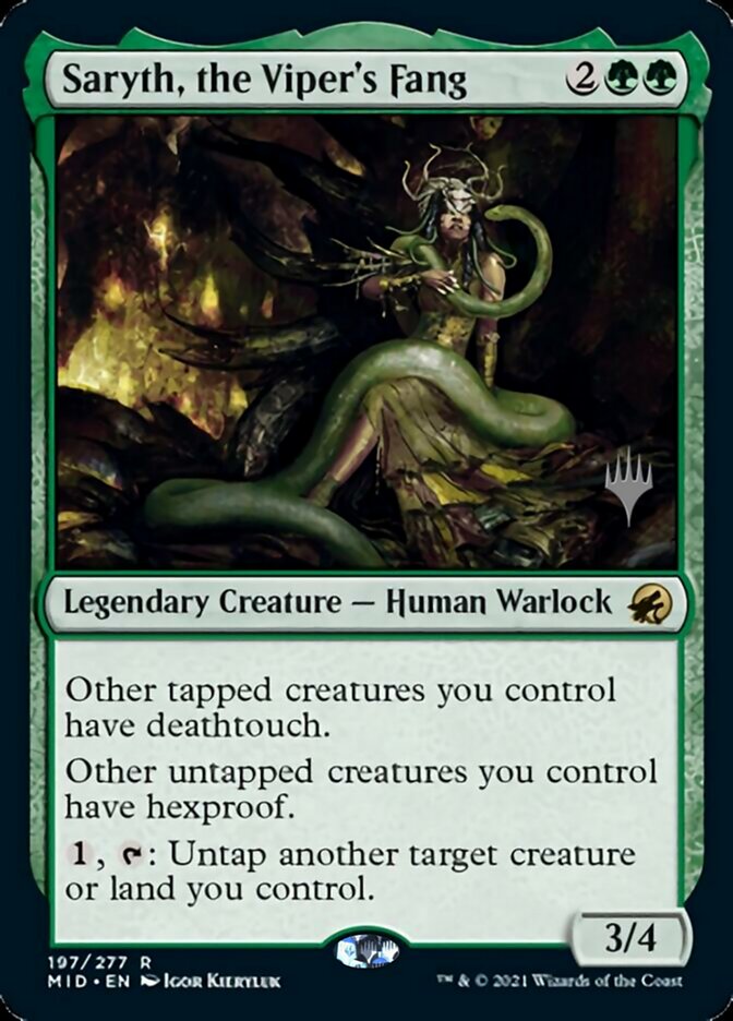Saryth, the Vipers Fang - Foil - Promo Pack