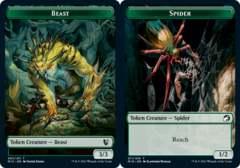 Beast (007) // Spider (011) Double-Sided Token