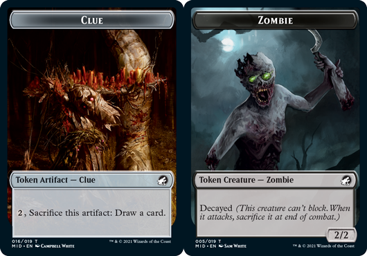 Token - Clue // Zombie (005/019)
