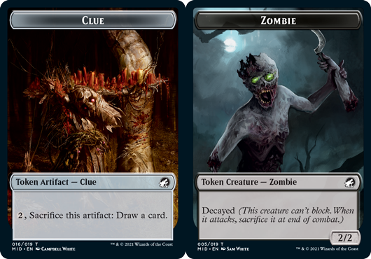 Clue Token // Zombie Token (005/019)