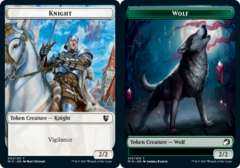 Knight Token // Wolf Token