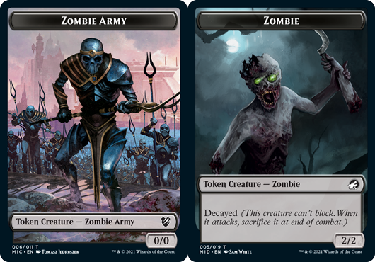 Zombie Army Token // Zombie Token (005/019)