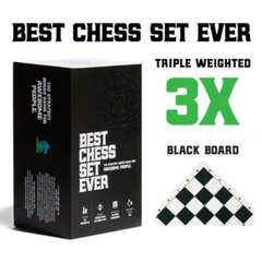 Best Chess SET Ever With Black Board