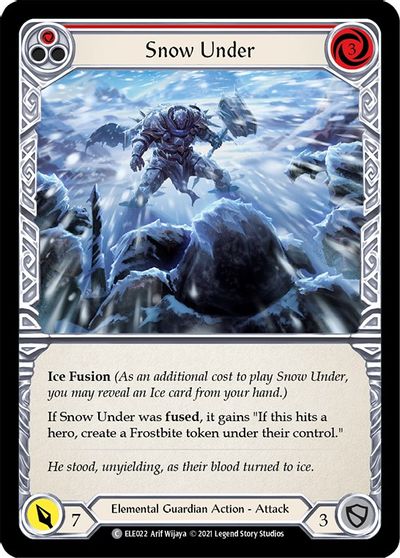 Snow Under (Red) - 1st Edition