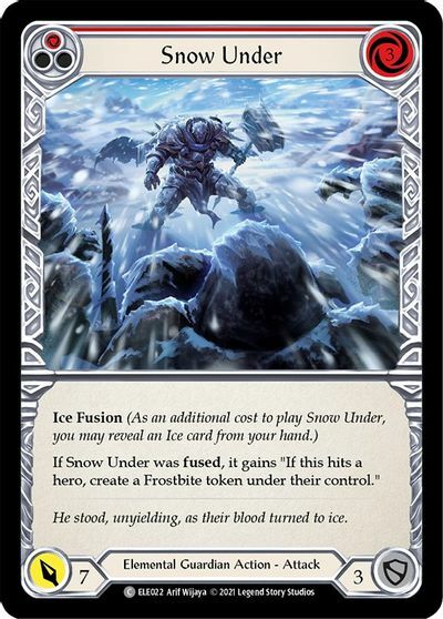 Snow Under (Red) - 1st Edition