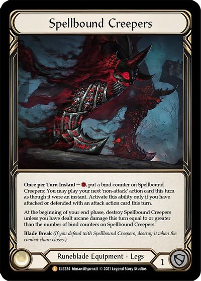 Spellbound Creepers - Cold Foil - 1st Edition