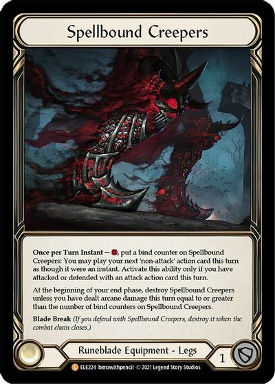 Spellbound Creepers - Cold Foil - 1st Edition