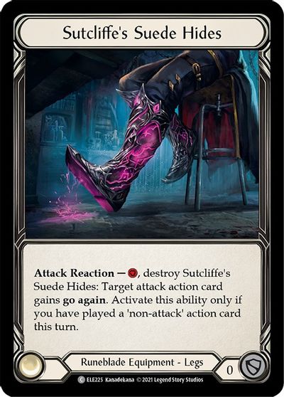 Sutcliffes Suede Hides - Cold Foil - 1st Edition