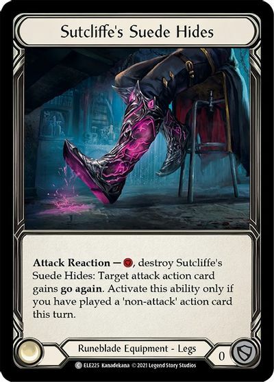 Sutcliffes Suede Hides - Cold Foil - 1st Edition