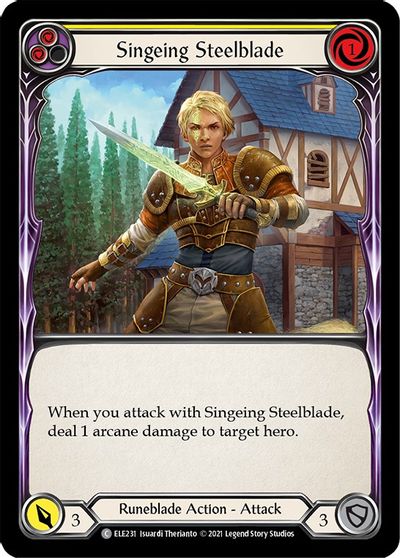 Singeing Steelblade (Yellow) - 1st Edition