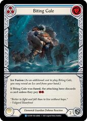 Biting Gale (Blue) - Rainbow Foil - 1st Edition