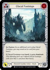 Glacial Footsteps (Yellow) - Rainbow Foil - 1st Edition