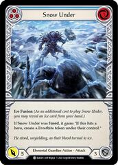 Snow Under (Blue) - Rainbow Foil - 1st Edition