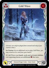 Cold Wave (Blue) - Rainbow Foil - 1st Edition