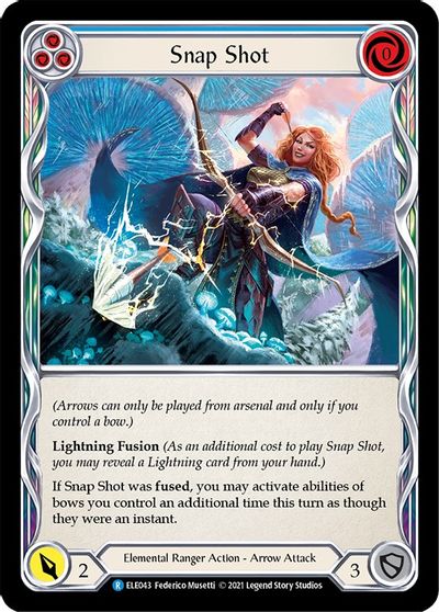 Snap Shot (Blue) - Rainbow Foil - 1st Edition