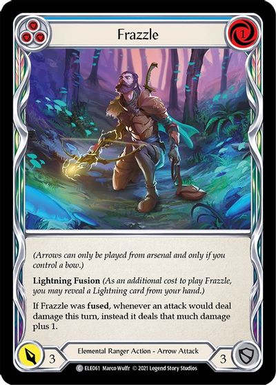 Frazzle (Blue) - Rainbow Foil - 1st Edition