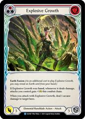 Explosive Growth (Red) - Rainbow Foil - 1st Edition