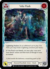 Vela Flash (Blue) - Rainbow Foil - 1st Edition