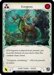 Evergreen (Yellow) - Rainbow Foil - 1st Edition