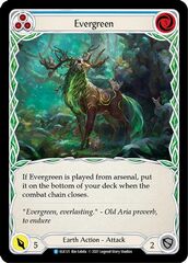 Evergreen (Blue) - Rainbow Foil - 1st Edition