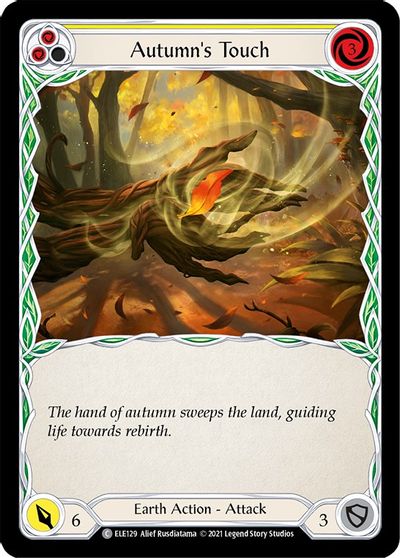 Autumns Touch (Yellow) - Rainbow Foil - 1st Edition