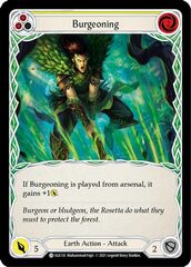 Burgeoning (Yellow) - Rainbow Foil - 1st Edition