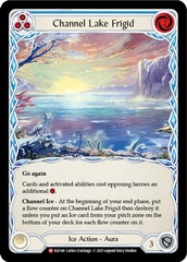 Channel Lake Frigid (Alternate Art) - Rainbow Foil - 1st Edition