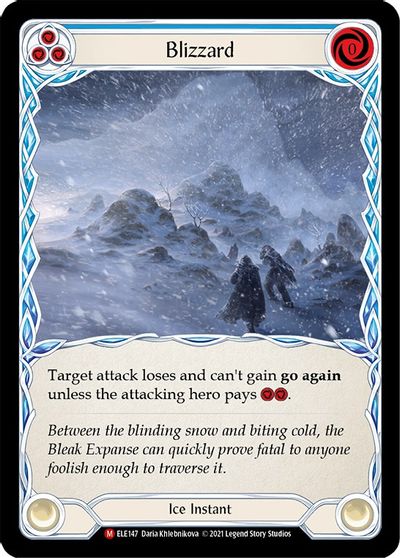 Blizzard - Rainbow Foil - 1st Edition