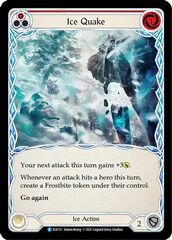 Ice Quake (Red) - Rainbow Foil - 1st Edition