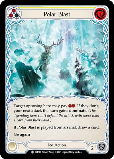 Polar Blast (Yellow) - Rainbow Foil - 1st Edition