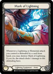 Mark of Lightning - Cold Foil - 1st Edition