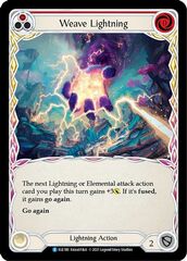 Weave Lightning (Red) - Rainbow Foil - 1st Edition