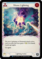 Weave Lightning (Blue) - Rainbow Foil - 1st Edition