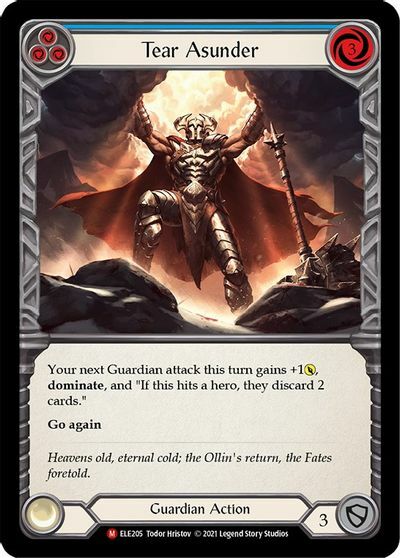 Tear Asunder - Rainbow Foil - 1st Edition