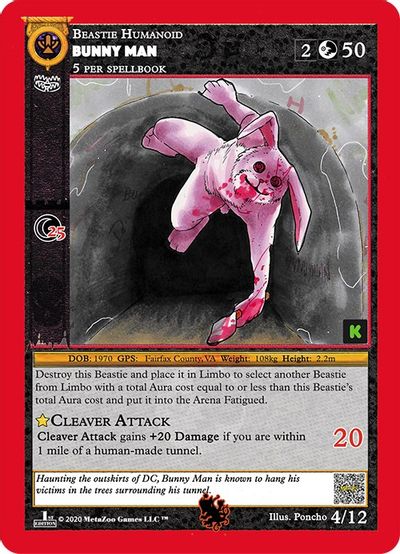 Bunny Man 4/12