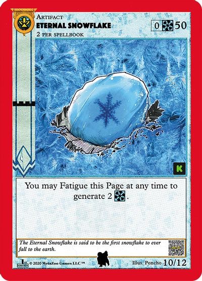 Eternal Snowflake 10/12