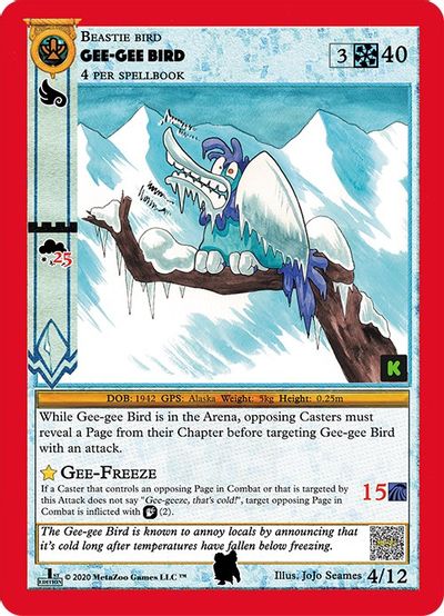 Gee-Gee Bird 4/12