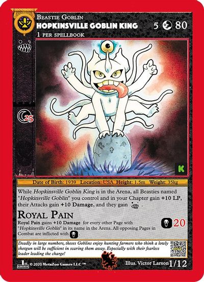 Hopkinsville Goblin King 1/12