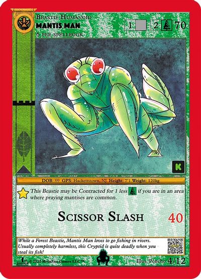 Mantis Man 4/12