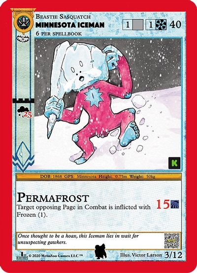 Minnesota Iceman 3/12