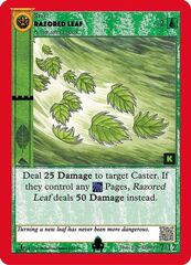 Razored Leaf 7/12