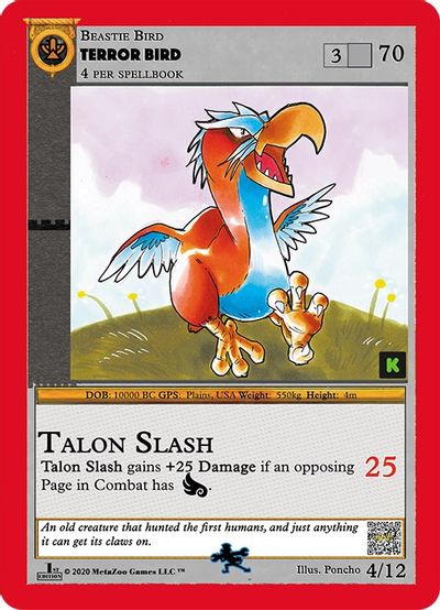 Terror Bird 4/12