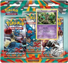 XY - Furious Fists 3-Booster Blister - Trevenant