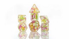 0606 Dice Set - Melon Ball Glowworm